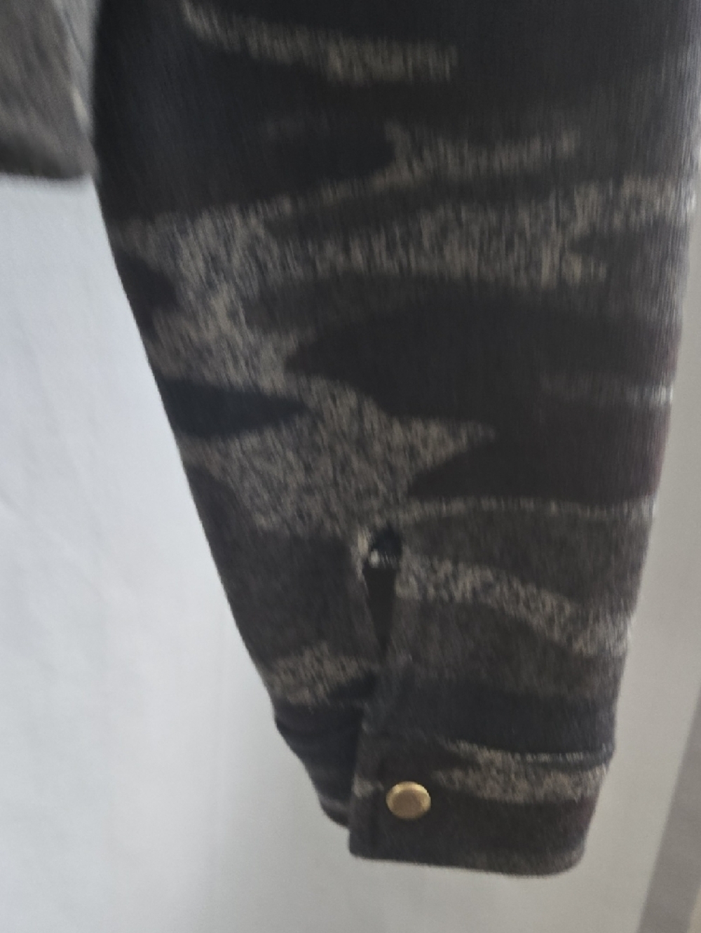 LuLaRoe Black & Gray Camo Moto Jacket - Picture 10 of 11